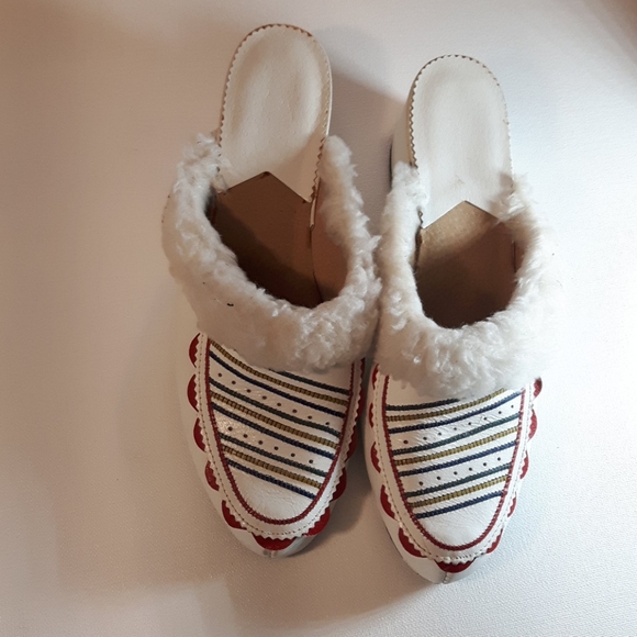 Rukotvorine hand paint leather shoes Size 9.5
